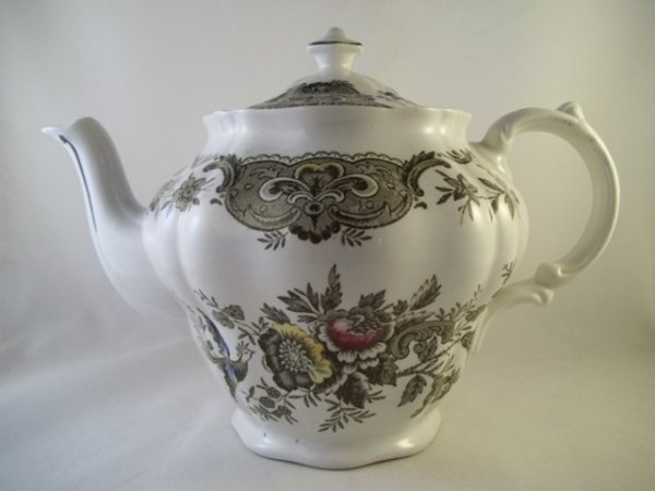 Teekanne "Windsor" Grün Bunt 1b