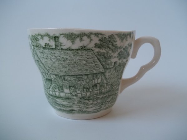 Kaffeetasse "Old Inns" Grün