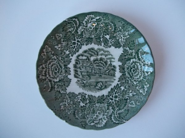 Untertasse "English Scenery" Grün