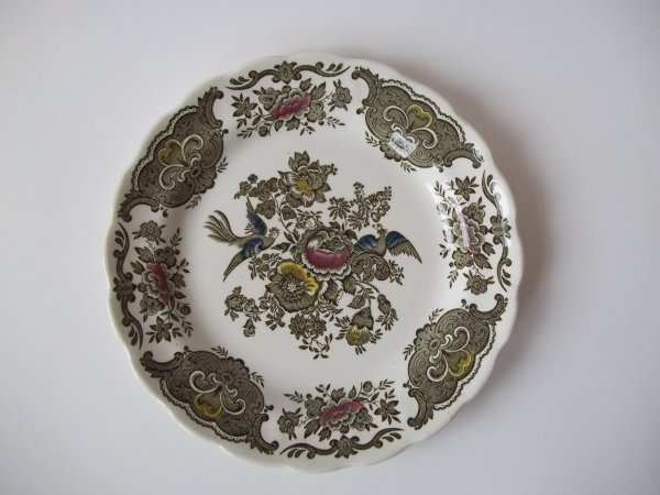 Kuchenteller "Windsor" Grün Bunt