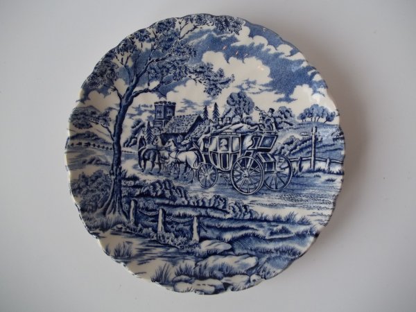 Untertasse "Royal Mail" Blau