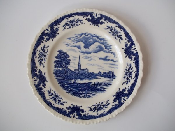 Essteller "Scenes After Constable" Blau