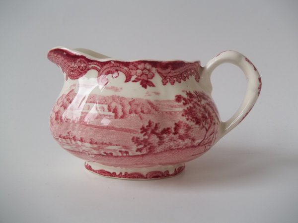 Milchkännchen "Avon Scenes" Rot