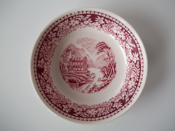 Schüssel klein "Cambridge Old England" Rot RAR