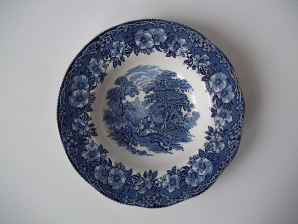 Suppenteller "Woodland" Blau