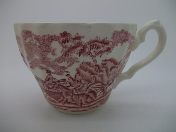 Kaffeetasse "Country Life" Rot