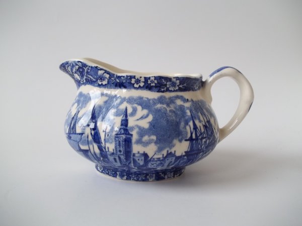 Milchkännchen "Thames River Scenes" Blau