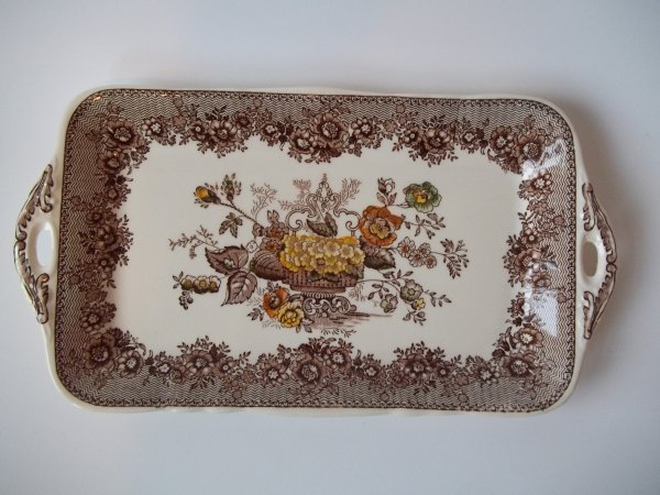 Königskuchenplatte "Ascot" Braun Bunt