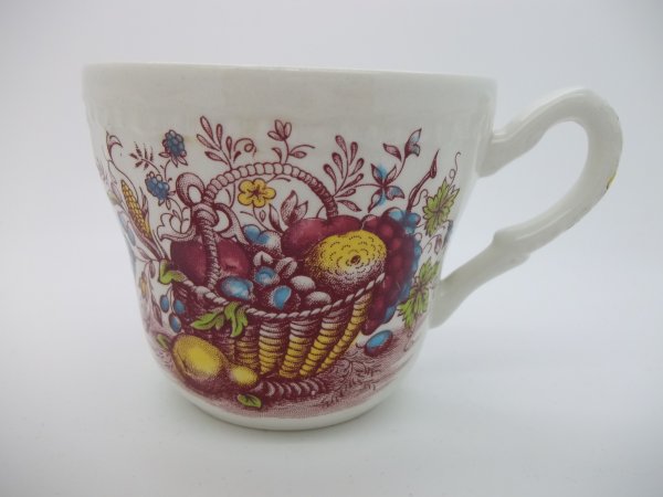 Kaffeetasse "Fruits &amp; Flowers" Rot Bunt