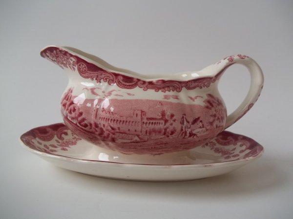 Sauciere "Avon Scenes" Rot