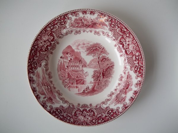 Suppenteller "Cambridge Old England" Rot