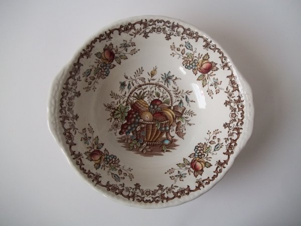 Schüssel "Fruits &amp; Flowers" Braun Bunt