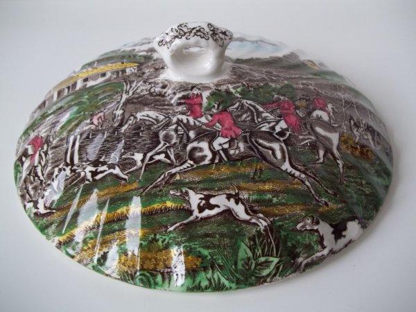 Deckel für Schüssel "Country Life" Braun Bunt