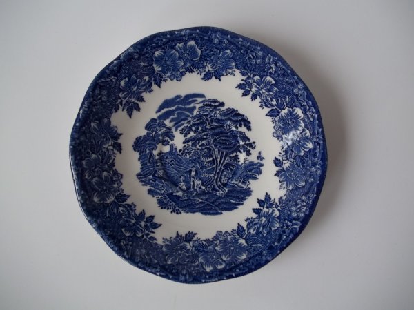 Untertasse "Woodland" Blau