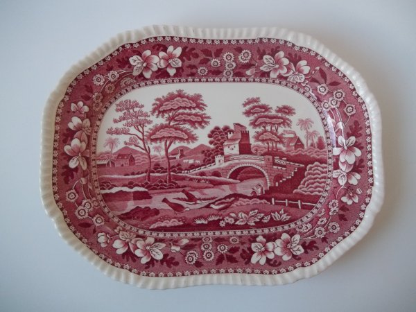 Platte gross "Tower" Pink Rot 1b