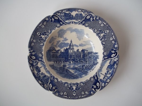 Suppenteller "Old London" Blau