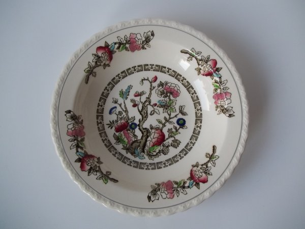 Suppenteller "Indian Tree" Braun Bunt