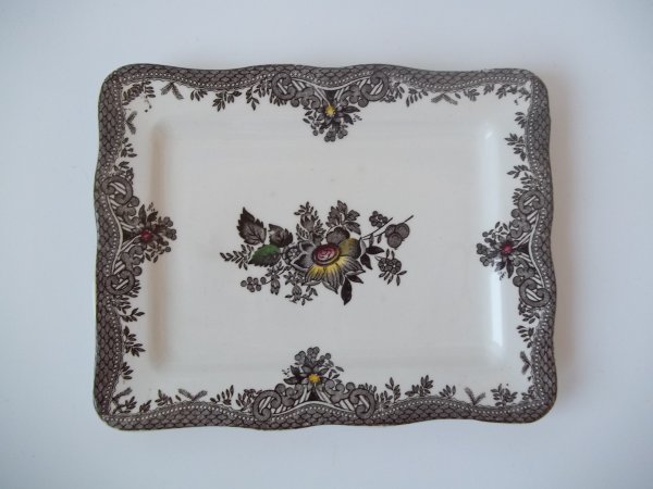 Butterplatte "Asiatic Pheasants" Braun Bunt RAR