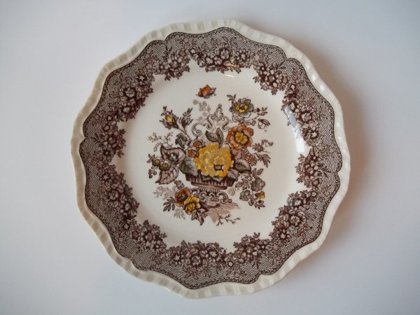 Kuchenteller "Ascot" Braun Bunt