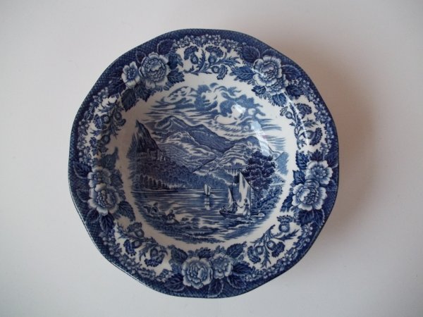 Schüssel klein "Lochs of Scotland" Blau