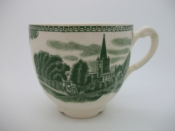 Kaffeetasse "Old Britain Castles" Grün