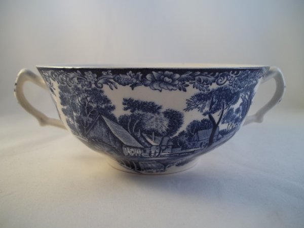 Suppentasse "Mill Stream" Blau 1b