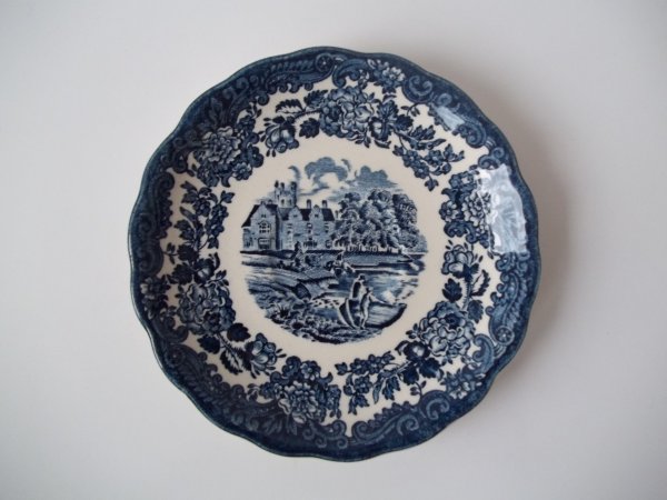 Untertasse 13 "Avon Scenes" Blau