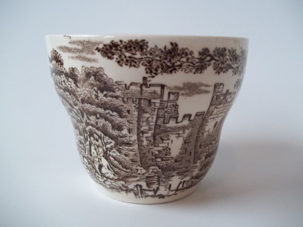 Zuckerbecher "Castles" Braun