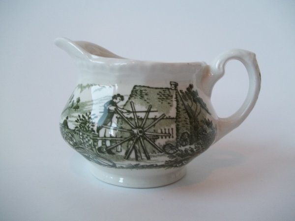 Milchkännchen "English Countryside" Grün