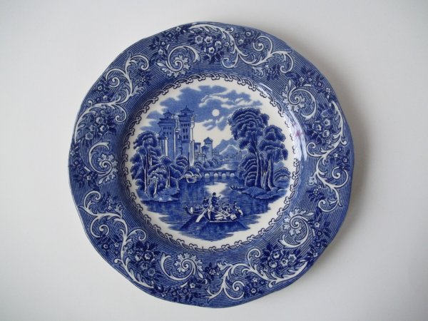 Essteller "River Scene" Blau 1b