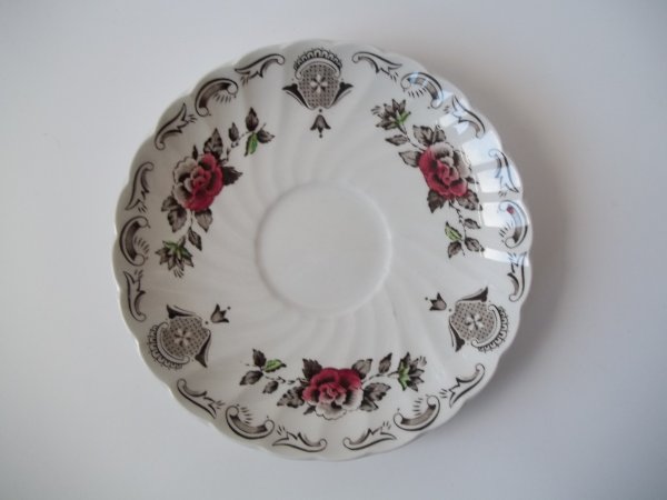 Untertasse "Bouquet" Braun