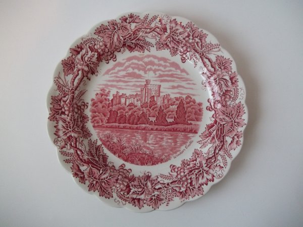 Essteller "British Castles" Rot