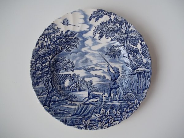 Kuchenteller "The Hunter" Blau