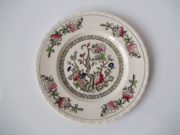 Kuchenteller "Indian Tree" Braun Bunt