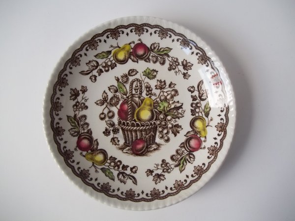 Untertasse "Windsor" Braun Bunt