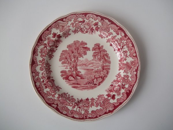 Kuchenteller "Rhine" Rot