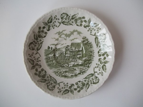 Untertasse "English Countryside" Grün