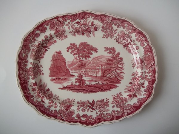 Platte "Rhine" Rot